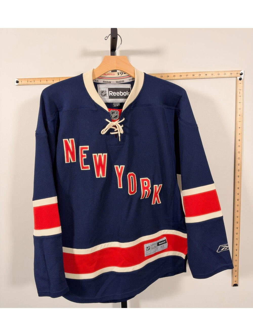 Vintage Reebok New York Rangers Blue NHL Hockey Jersey